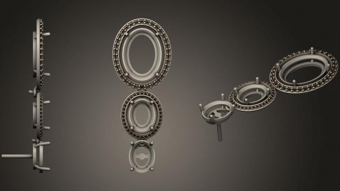 نموذج ثلاثي الأبعاد لآلة CNC مجوهرات مجوهرات 142